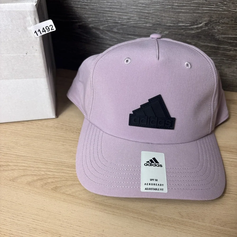 Adidas Hat Cap Snap Back Fig Purple Performance Gym AEROREADY UPF 50 NWT